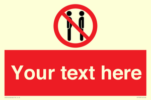 Custom prohibition not face to face